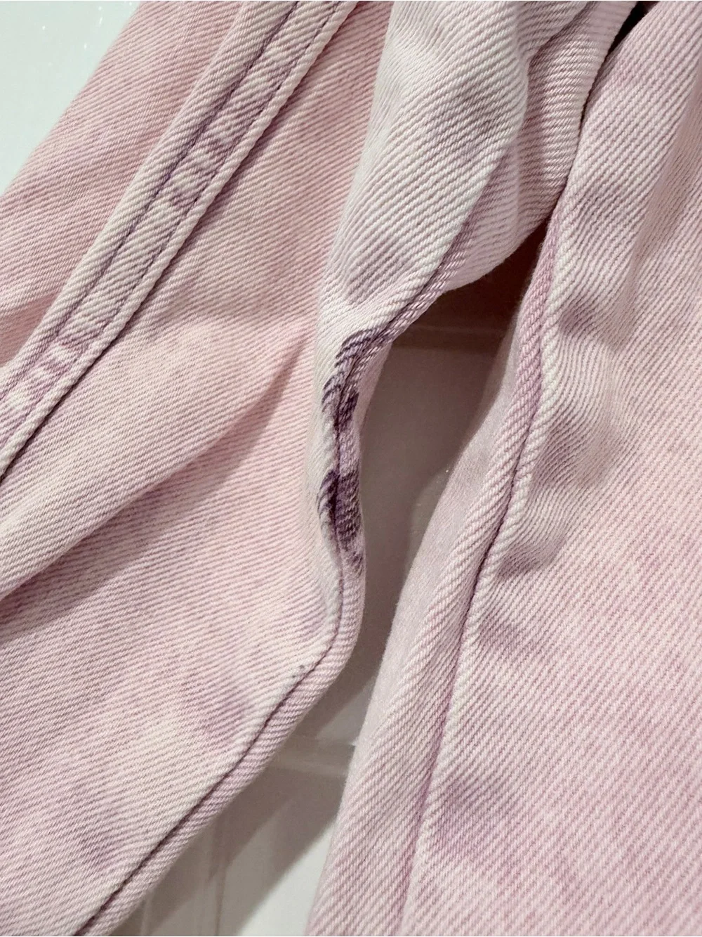 H&M &Denim Kids Pink Denim Jean Jacket Size 9/10